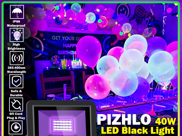 40W Black Light Floodlight