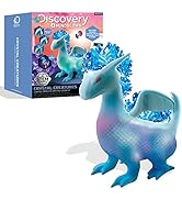 Discovery #MINDBLOWN Crystal Creatures Set, Lighted Dragon Crystal Grow STEM Kit, Includes Growin...