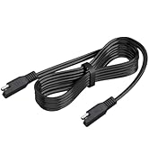 12Ft Extension SAE Cable with Quick Connect Plugs - Compatible with Battery Chargers for Motorcyc...