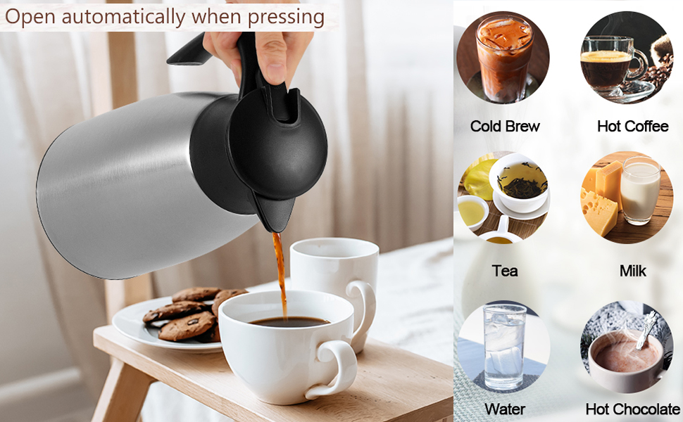 68 Oz Insulated Thermal Coffee Carafe