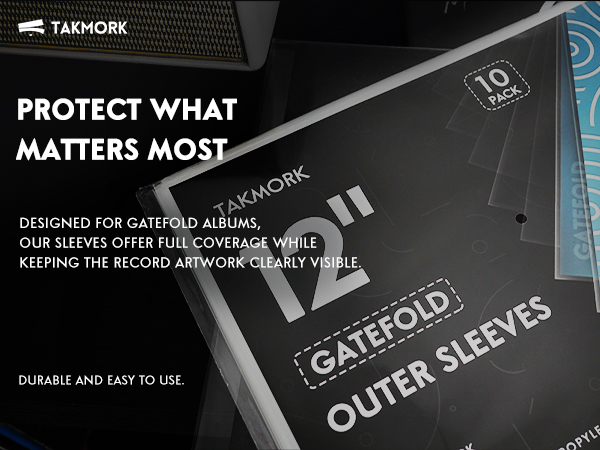 TAKMORK Gatefold Record Albums