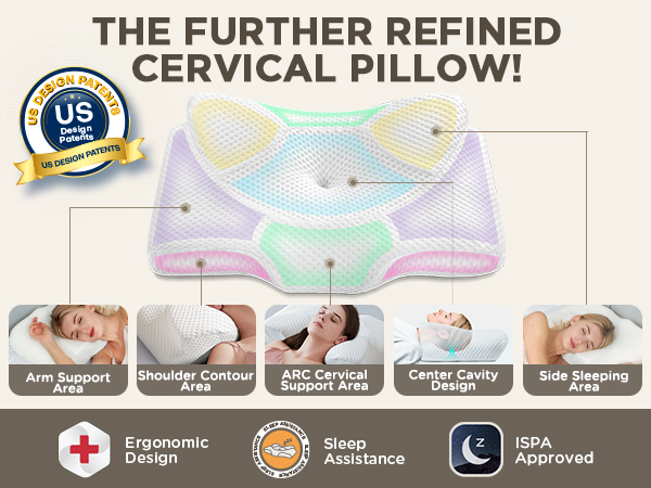 THE FURTHER REFINED CERVICAL PILLOW!