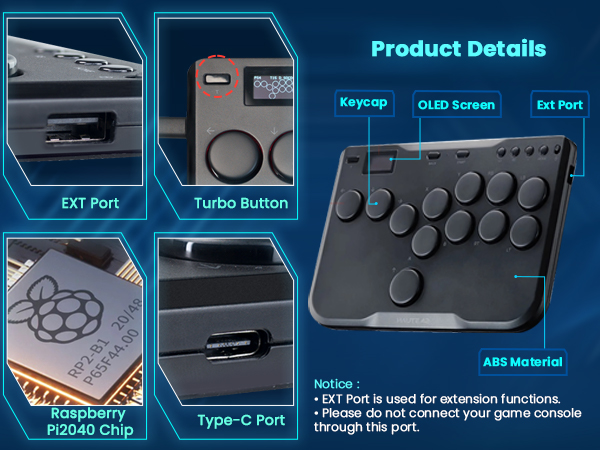 leverless arcade stick