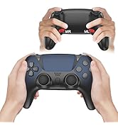 Enstixsm PC/PS4 Controller,FT (Blue) (black)