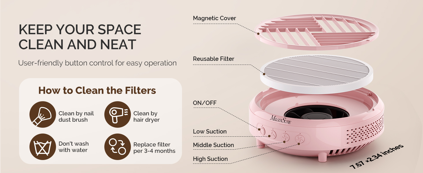 Nail Dust Collector
