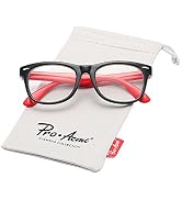 Pro Acme TPEE Rubber Flexible Kids Nerd Glasses Clear Lens Geek Fake for Costume (Age 3-10)