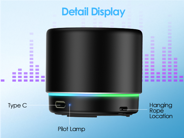  Mini Speaker for Room, Bike, Car 