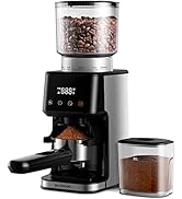 SHARDOR Conical Burr Espresso Coffee Grinder Electric with Precision Timer 2.0, Touchscreen Adjus...
