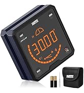 Digital Angle Gauge Digital Angle Finder Level with V-Groove Magnetic Base &amp; Backlit LCD Angle Ru...
