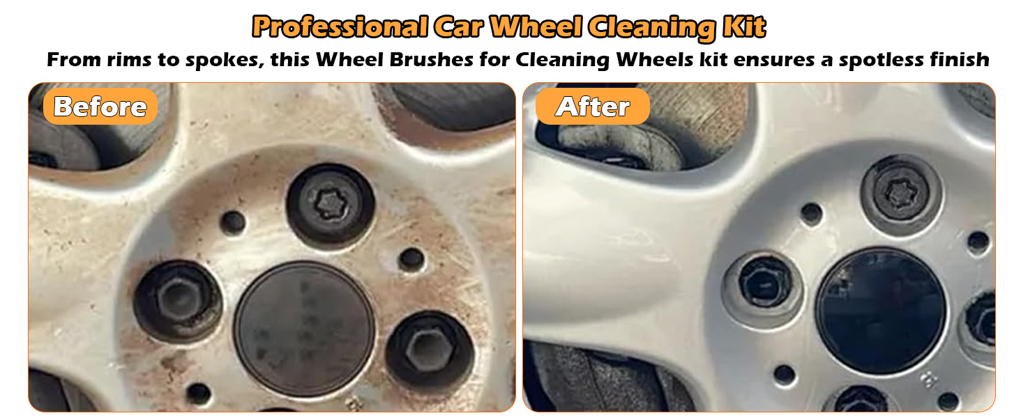 rim brushes for cleaning wheels