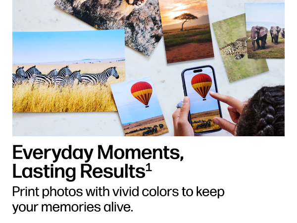 everyday original hp ink fade-resistant bright images