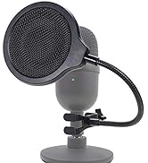 Seiren Mini Microphone Pop Filter Mask Shield For Razer Seiren Mini Microhone, 4 Inch 3 Layers Wi...