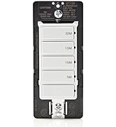 Countdown Timer Switch for Bathroom Fan and Household Lights, 5-10-15-30 min, No Neutral Required...