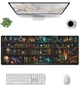 Library Mysterious Mouse Pad XL Large Mousepad Non Slip Rubber Base Desk Mat for Laptop Computer ...