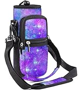 AORTDES 25/32/40/64oz Water Bottle Bag Holder Carrier-Insulated Crossbody Sling Case Sleeve with ...