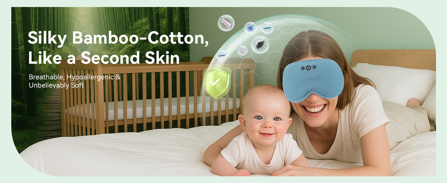 bamboo cotton bluetooth sleep mask