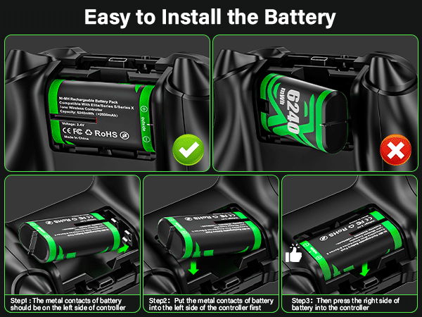 xbox one controller battery pack