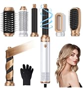 UKLISS 6 in 1 Blow Dryer Brush,Hair Dryer Brush with Ionic Technology, Multifunctional Styler Sty...