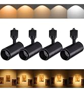 Ajbvp 5CCT LED Track Lighting Heads 12W Dimmable,Zoomable Beam15°/24°/36°/45°/60°,2700K/3000K/350...