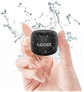 LEICEX Mini Bluetooth Speaker, Small Portable Speaker with IPX7 Waterproof Wireless Speakers for ...