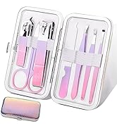 Aceoce Manicure Set Women Nail Clippers Professional Manicure Pedicure Kit Stainless Steel Nail C...