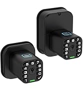Richelock IU53 Double-Sided Fingerprint &amp; Keypad Door Lock, All-Weather, Fully Waterproof Biometr...