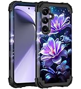 Miqala for Galaxy S24 Plus 5G Case,Glow in The Dark Three Layer Heavy Duty Shockproof Full Protec...