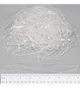 Rubber Bands Large Clear Rubber Band 50Pcs for Balloon Arch Elastic Tying Bands Rubber Bands for ...