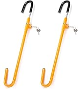 Elsjoy 2 Pack Car Steering Wheel to Brake Lock with Keys, Anti-Theft Car Locking Device Steering ...
