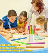 64 Pack Plastic Ruler 12 Inch in Bulk, Plastic Rulers in Assorted Colors, Clear Rulers with Inche...