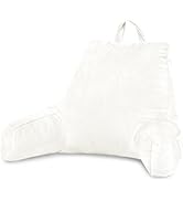 downluxe Reading Pillow with Support Arms, Bed Pillows for Sitting Up in Bed / Couch, Large Adult...