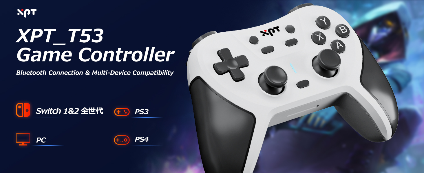 PC-Focused Multi-Device Bluetooth Game Controller – Primarily designed for PC Windows gaming