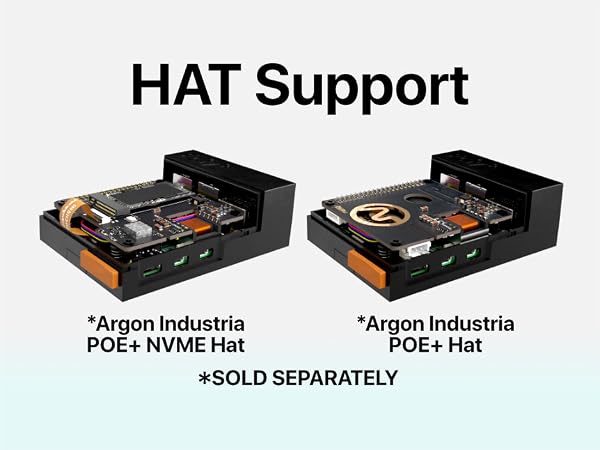 Modular POE HAT support