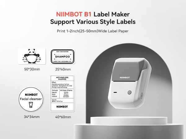 niimbot b1 label maker