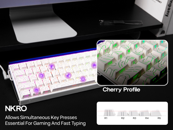 Wired Magnetic Gaming Keyboard