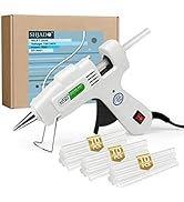 SHJADE Hot Glue Gun with 30 Glue Sticks, Fast Preheating Hot Melt Gun, Mini Glue Gun Kit for Kids...