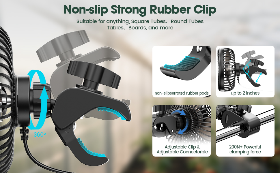 Non-slip strong Rubber clip