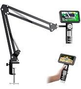 JOYALENS JL115A 5" Digital Microscope with Screen, Flex Arm Stand C-clamp | 1080P Soldering Micro...