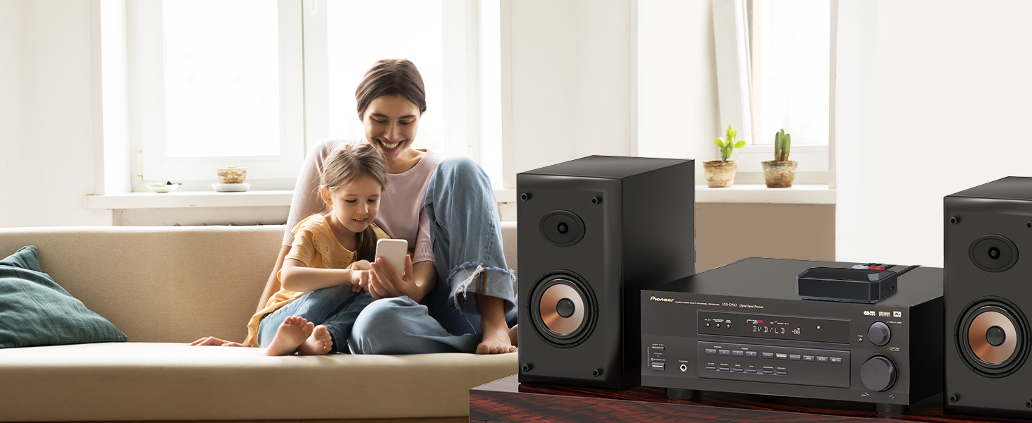 Bluetooth music receiver for stereo