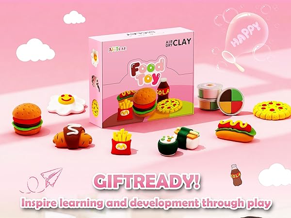 air dry clay mini food kit
