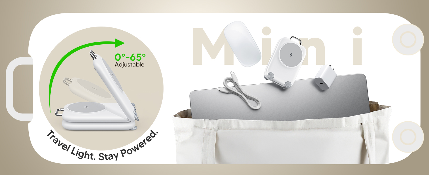 Text reads 'Motion 1'. Product image showing a white curved device with green accent. Arrow indicates rotating or pivoting motion feature.