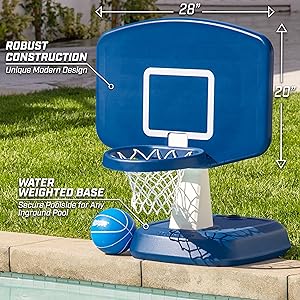 splash hoop classic pool basketball hoop