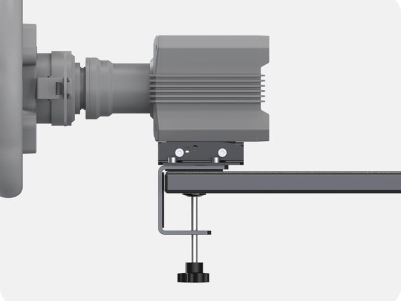 MOZA sturdy table clamp for racing rig, designed specifically for sim racing setups