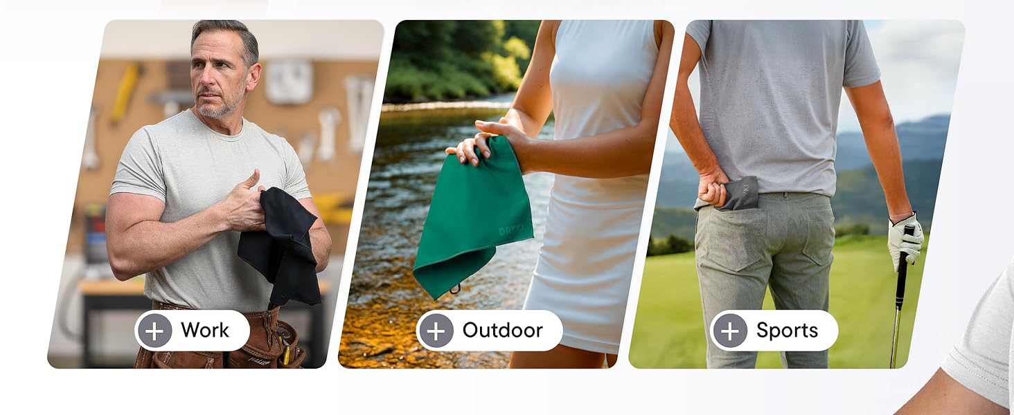 For work, outdoors, and sports