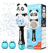 Britik Bubble Wands for Kids Ages 4-8 Years Old: Light Up Bubble Machine Bubble Wand for Parties ...