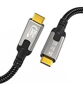 CABLAPTOP USB C Cable 1.6FT,USBC 3.2 20Gbps Data Transfer, 240W Fast Charging Type C to Type C,4K...