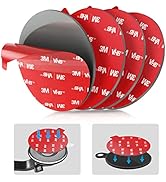 Sticky Adhesive Replacement for Suction Cup Mount, 4 Pack Circle 70mm (2.76