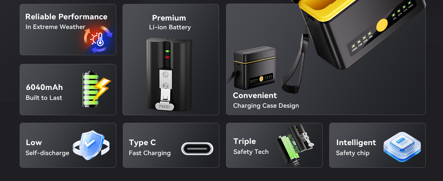UPGRADED RING BATTERY CHARGING CASE