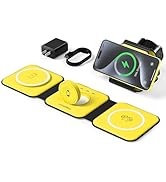 UCOMX 3 in 1 Charging Station for Mult-ple Devices,Foldable 3 in 1 Wireless Charger for Travel,NA...