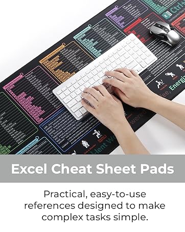 Excel Cheat Sheet Pad